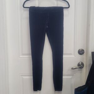 ALO yoga blue velvet leggings size small